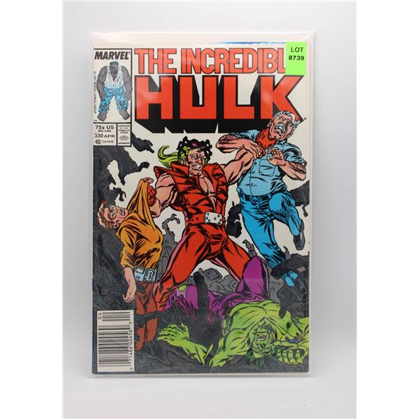 INCREDIBLE HULK #330 --- NEWSSTAND EDITION