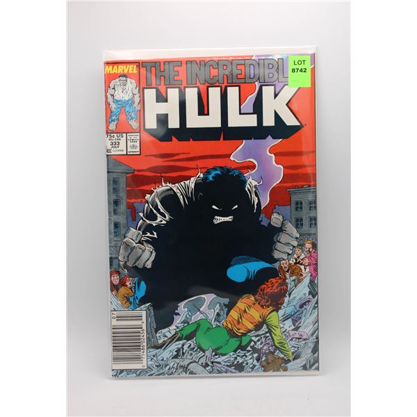 INCREDIBLE HULK #333 --- NEWSSTAND EDITION