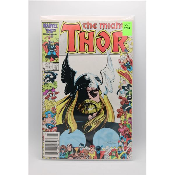 THOR #373 --- NEWSSTAND EDITION