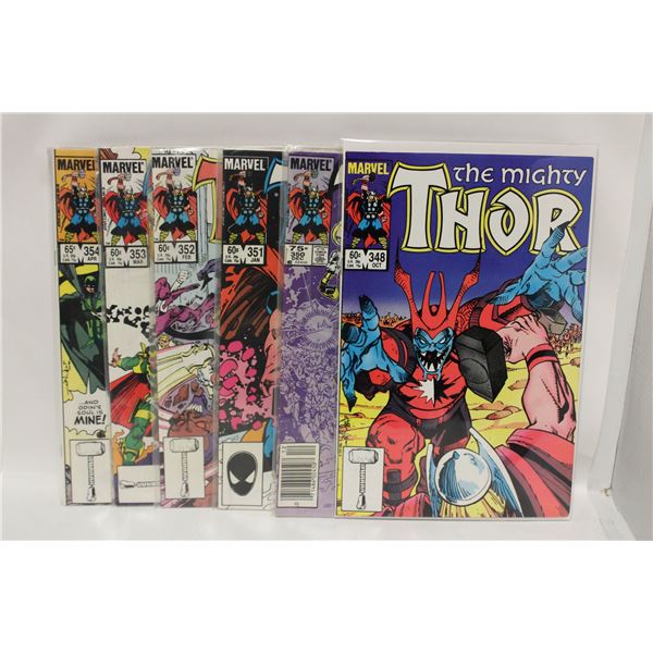 THOR --- 6 COMICS