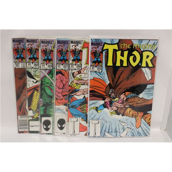 THOR --- 6 COMICS