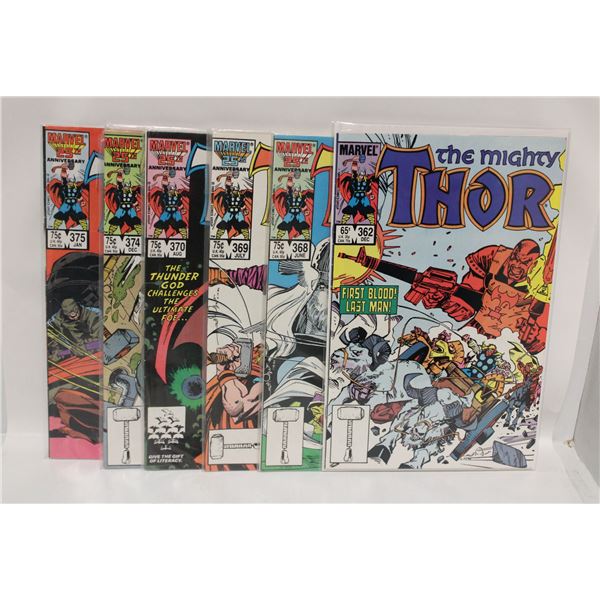 THOR --- 6 COMICS