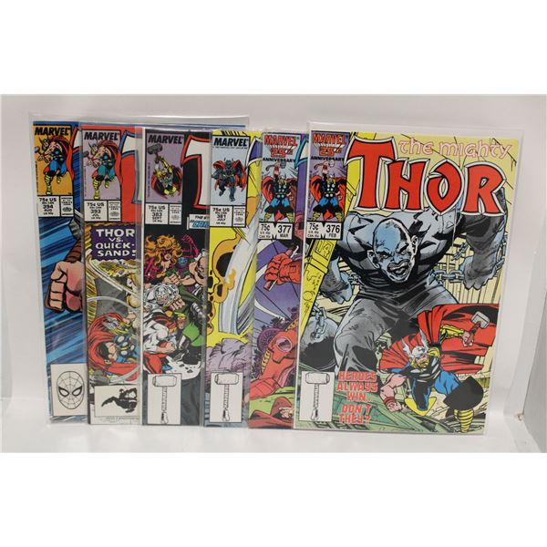 THOR --- 6 COMICS