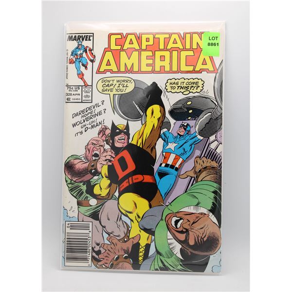 CAPTAIN AMERICA #328 --- NEWSSTAND EDITION