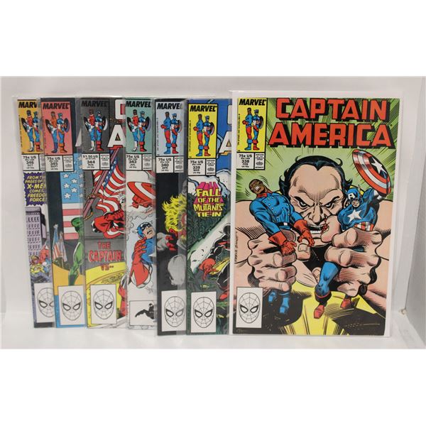 CAPTAIN AMERICA --- 7 COMICS