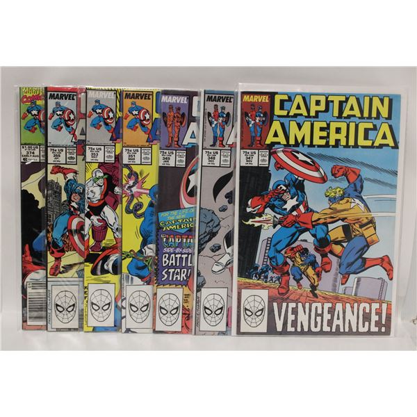 CAPTAIN AMERICA --- 7 COMICS