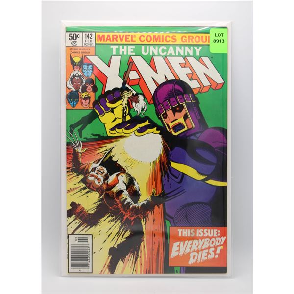 UNCANNY X-MEN #142 --- NEWSSTAND EDITION