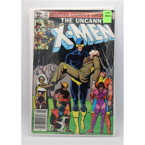 UNCANNY X-MEN #167 --- NEWSSTAND EDITION