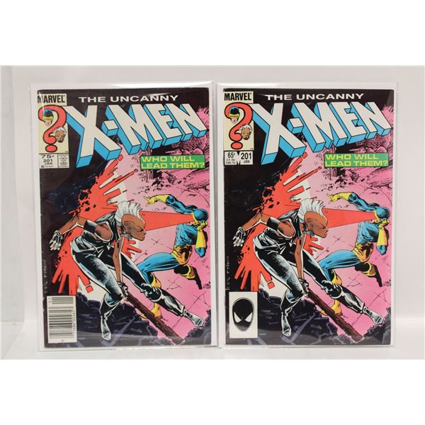 UNCANNY X-MEN #201 ---- 2 COPES INCL CPV