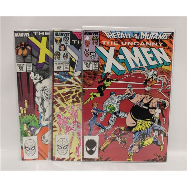 UNCANNY X-MEN #225, #226 AND #228