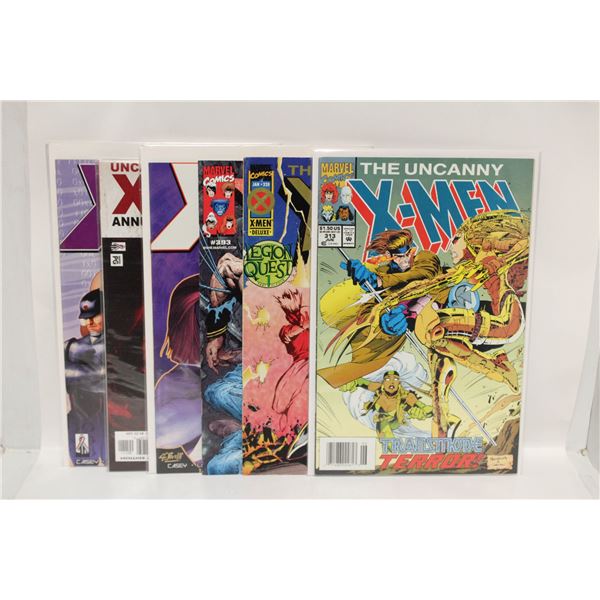 UNCANNY X-MEN --- 6 COMICS