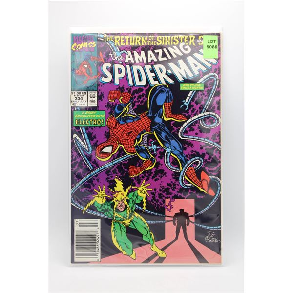 AMAZING SPIDER-MAN #334 --- NEWSSTAND EDITION