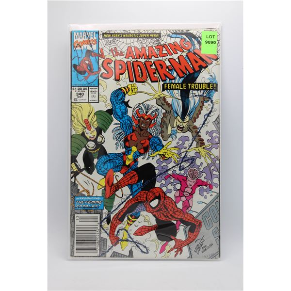 AMAZING SPIDER-MAN #340 --- NEWSSTAND EDITION