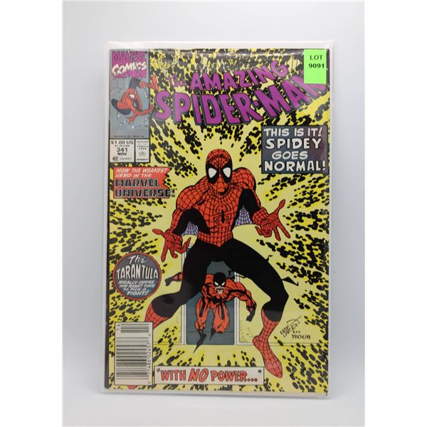 AMAZING SPIDER-MAN #341 --- NEWSSTAND EDITION