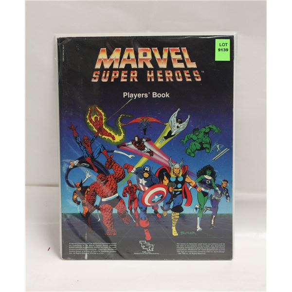 MARVEL SUPER HEROES - PLAYER'S BOOK
