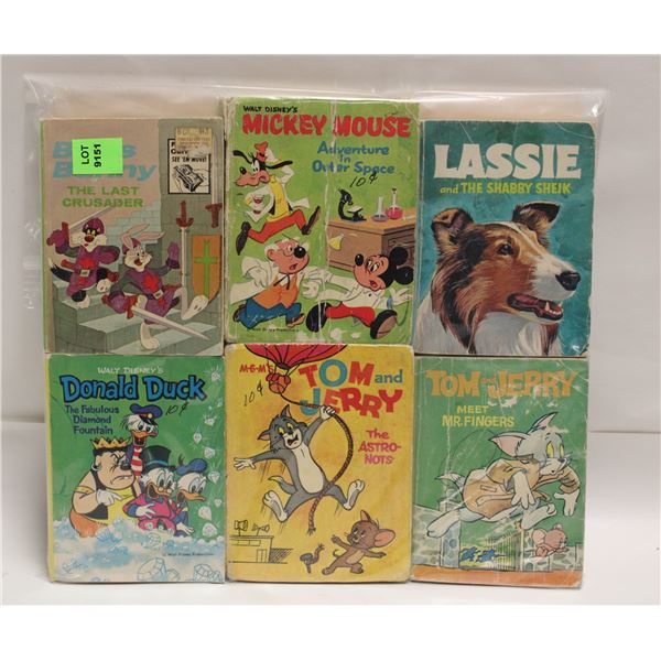 BIG LITTLE BOOKS --- 6 BOOKS