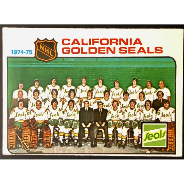 1975-76 O-PEE-CHEE CALIFORNIA GOLDEN SEALS