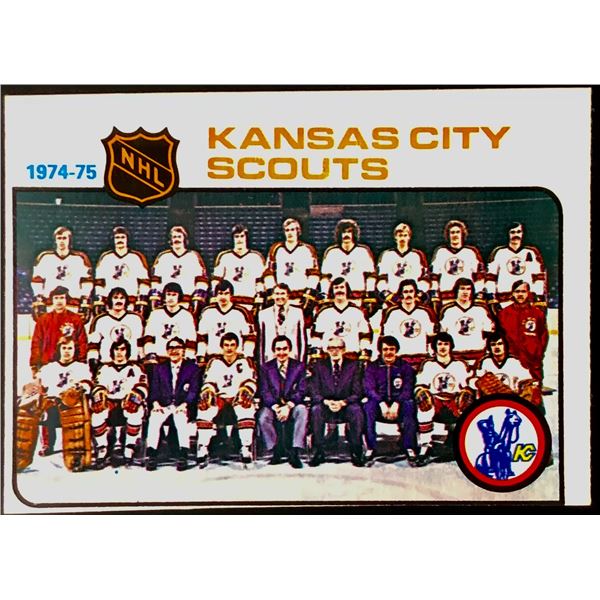 1975-76 O-PEE-CHEE KANSAS CITY SCOUTS