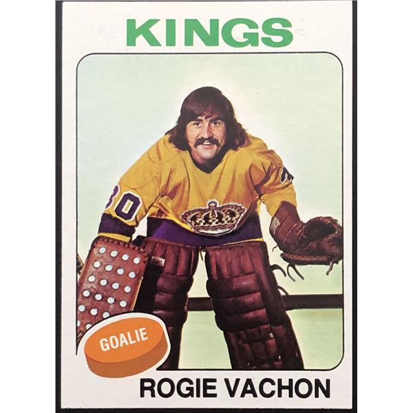 1975-76 TOPPS ROGIE VACHON (HOF)