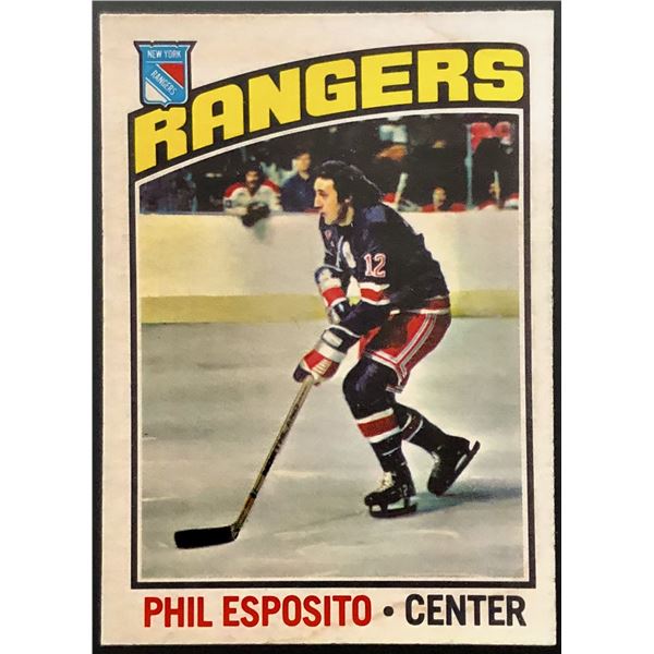 1976-77 O-PEE-CHEE PHIL ESPOSITO (HOF)
