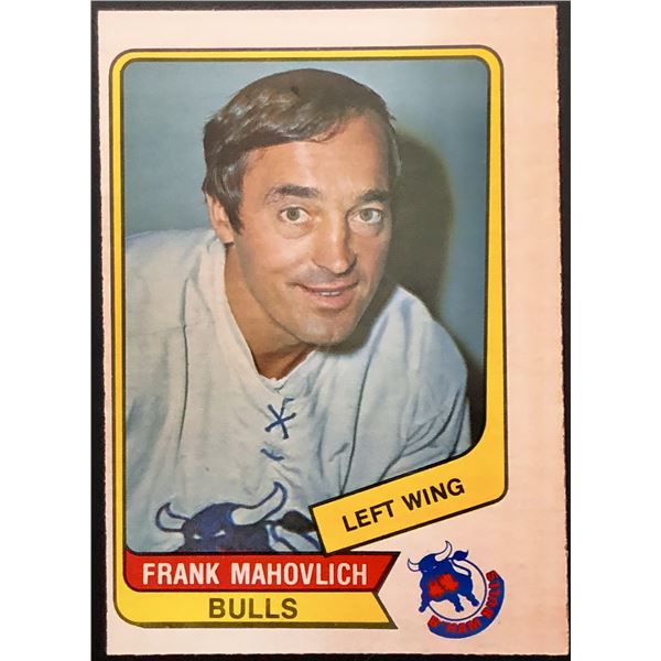1976-77 O-PEE-CHEE WHA FRANK MAHOVLICH (HOF)