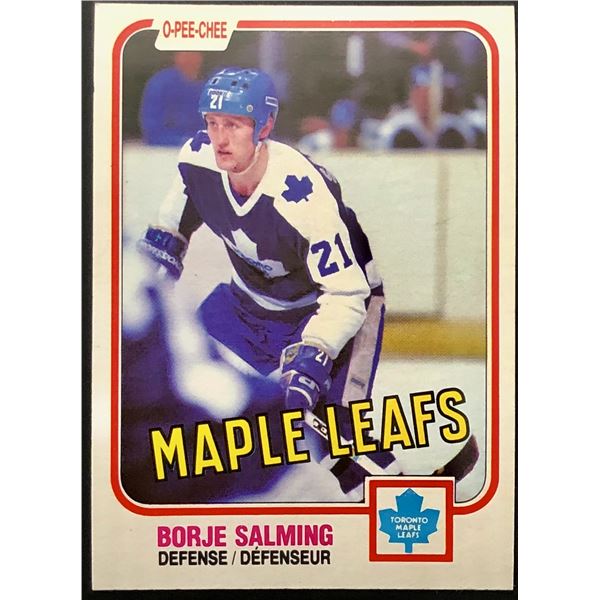 1981-82 O-PEE-CHEE BORJE SALMING (HOF)