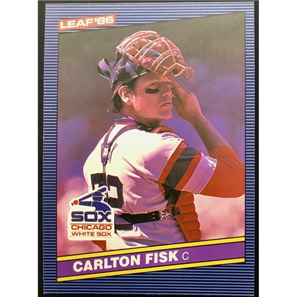 1986 LEAF CARLTON FISK (HOF)