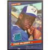Image 1 : 1986 LEAF FRED McGRIFF (HOF) ROOKIE CARD