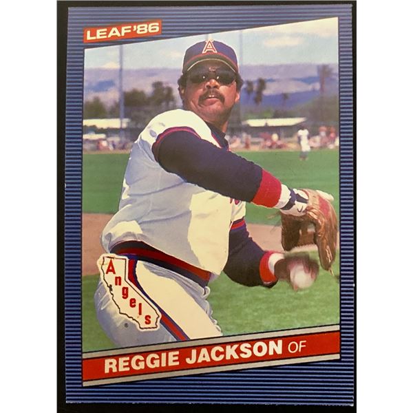 1986 LEAF REGGIE JACKSON (HOF)