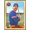 Image 1 : 1987 TOPPS KEITH HERNANDEZ
