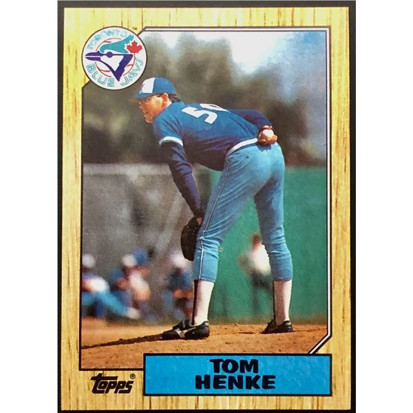 1987 TOPPS TOM HENKE