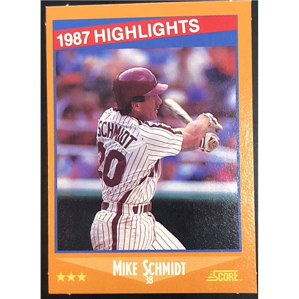 1988 SCORE MIKE SCHMIDT (HOF)