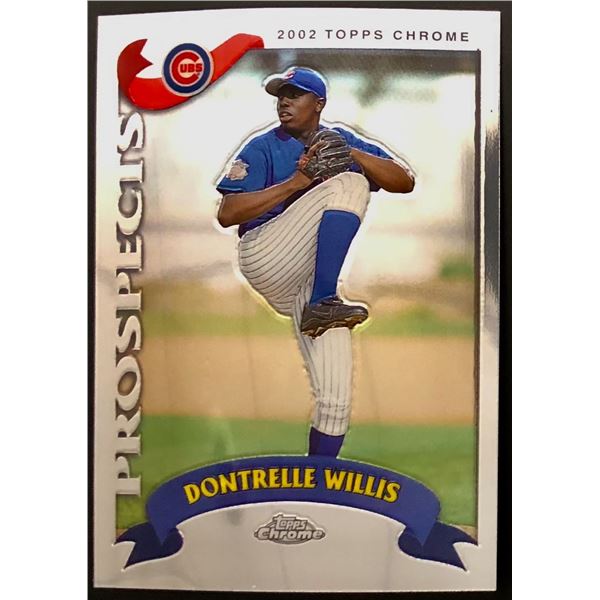 1992 TOPPS CHROME DONTRELLE WILLIS ROOKIE CARD