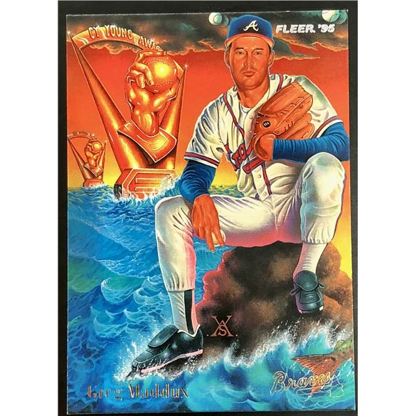 1995 FLEER GREG MADDUX (HOF)