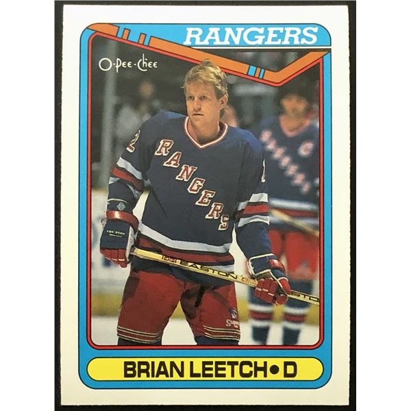 1990-91 O-PEE-CHEE BRIAN LEETCH (HOF)