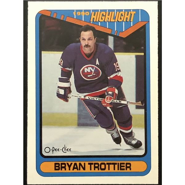 1990-91 O-PEE-CHEE BRYAN TROTTIER (HOF)