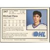 Image 2 : 1991-92 7th INNING SKETCH MICHAEL PECA JUNIOR CARD