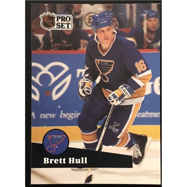 1991-92 PRO SET BRETT HULL (HOF)