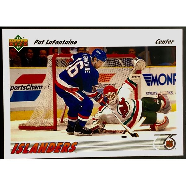 1991-92 UPPER DECK PAT LaFONTAINE (HOF)