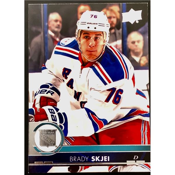2017-18 UPPER DECK BRADY SKJEI ROOKIE CARD