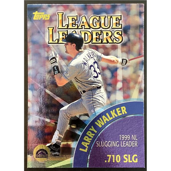 2000 TOPPS LARRY WALKER (HOF)