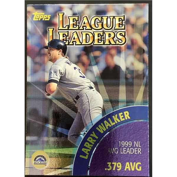 2000 TOPPS LARRY WALKER (HOF)