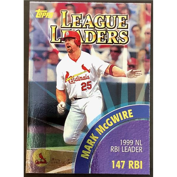 2000 TOPPS MARK McGWIRE