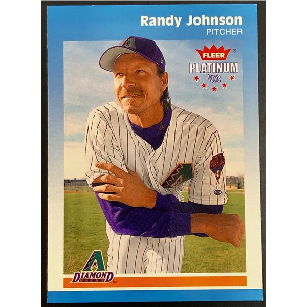 2002 FLEER PLATINUM RANDY JOHNSON (HOF)