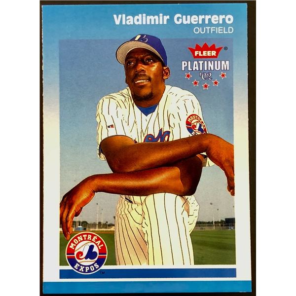 2002 FLEER PLATINUM VLADIMIR GUERRERO (HOF)