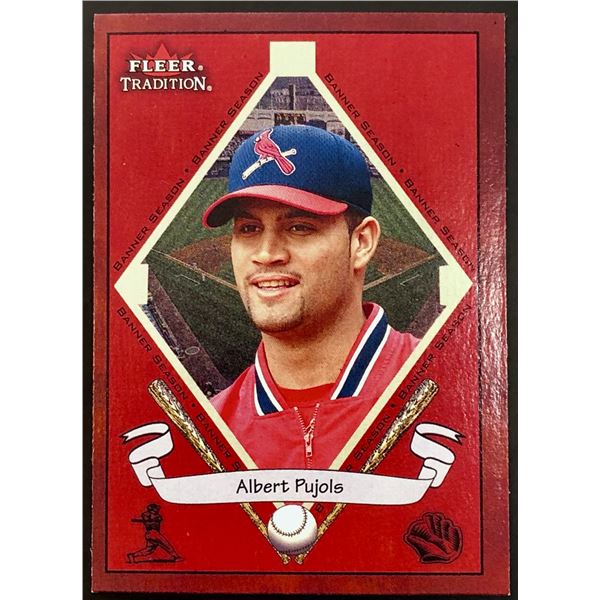 2002 FLEER TRADITION ALBERT PUJOLS (HOF)