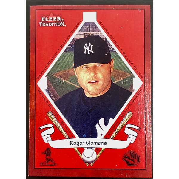 2002 FLEER TRADITION ROGER CLEMENS