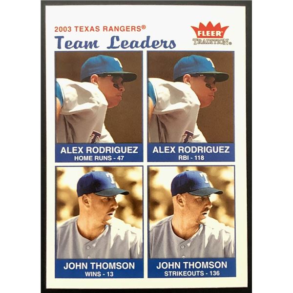 2004 FLEER ALEX RODRIGUEZ