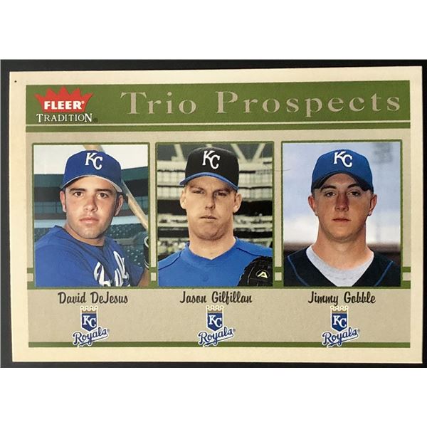 2004 FLEER DAVID DeJESUS ROOKIE CARD