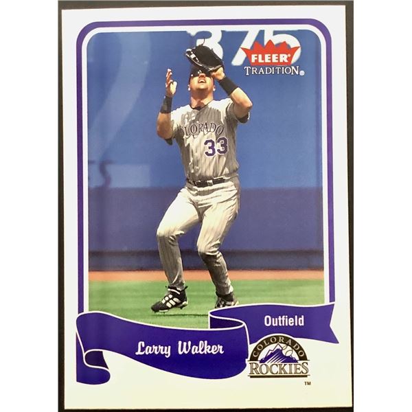 2004 FLEER LARRY WALKER (HOF)